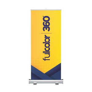 Roll Up 100x200 • Lona 440g Fosca •  100x200cm • 4x0 Cores • Sem Revestimento • Suporte Roll-Up 