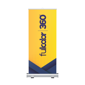 Roll Up 80x200 • Lona 440g Fosca •  80x200cm • 4x0 Cores • Sem Revestimento • Suporte Roll-Up 