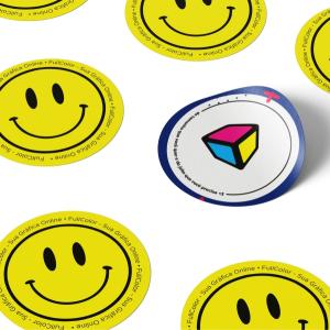 Adesivos, Rótulos e Etiquetas Fosco • Vinil Monomérico Fosco • Personalizado • 4x0 Cores • Sem Revestimento • Meio Corte • Liner 140g
